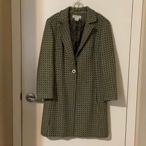 Nine West Wool Blend Midi Outer Coat, Size M